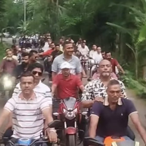 ভোলায় বিএনপির বিভিন্ন সংগঠনের হোন্ডা শোডাউন