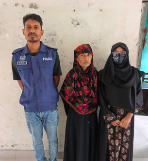 মনপুরায় সাজাপ্রাপ্ত পলাতক এক নারী মাদককারবারি আটক