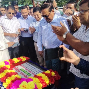 ভোলা-চরফ্যাশন মহাসড়কের দুই পাশে ৭০ কিলোমিটার বৃক্ষরোপণ কর্মসূচির উদ্বোধন