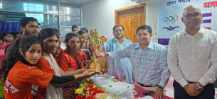 ভোলায় ৫৩তম গ্রীষ্মকালীন জাতীয়  ক্রীড়া প্রতিযোগিতার  পুরস্কার বিতরণ