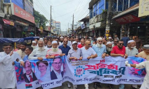 ভোলায় বিএনপির ৪৮তম প্রতিষ্ঠা  বার্ষিকীতে বর্ণাঢ্য শোভাযাত্রা