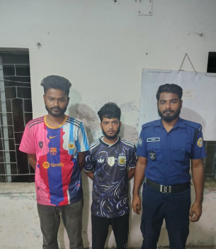 মনপুরায় পুলিশের অভিযানে দুই মাদককারবারি গ্রেফতার