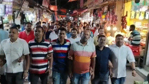 অপপ্রচারের প্রতিবাদে ভোলায় যুবদলের মিছিল