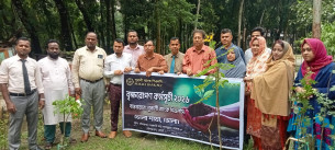 দৌলতখান সরকারি আবু আবদুল্লাহ কলেজে পূবালী ব্যাংকের বৃক্ষরোপণ