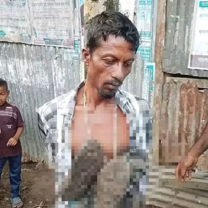 তজুমদ্দিনে ৮ বছরের শিশুকে ধর্ষণের অভিযোগ গণপিটুনির পর পুলিশের হেফাজতে গিয়াস