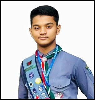 ভোলা স্কাউটে প্রথম প্রেসিডেন্ট অ্যাওয়ার্ড অর্জন করল আব্দুল্লাহ