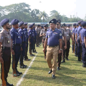 ভোলা জেলা পুলিশ লাইন্সে মাস্টার প্যারেড অনুষ্ঠিত